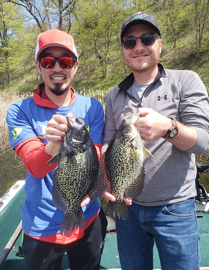 To trigger bites, walleye need to both see and hear your bait