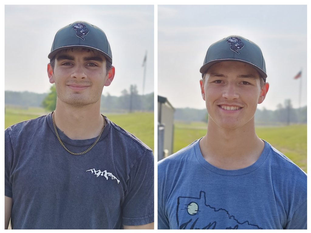Photo by Robert Williams
Chandler Ullrich, left, Andrew Aho, right.